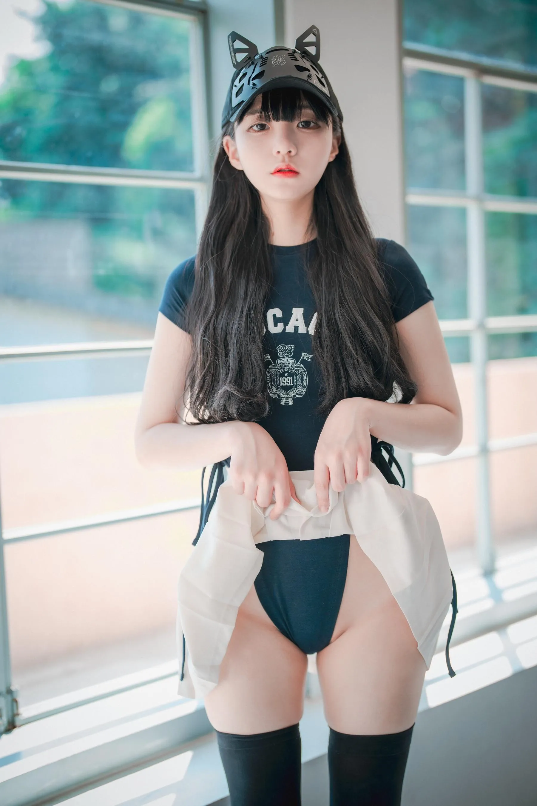Jenny 정제니 – NO.32 Classic Athletic Girl in Navy Blue [71P]插图9